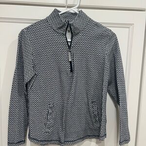 T by Talbots’s half zip golf pullover long sleeve with front pockets